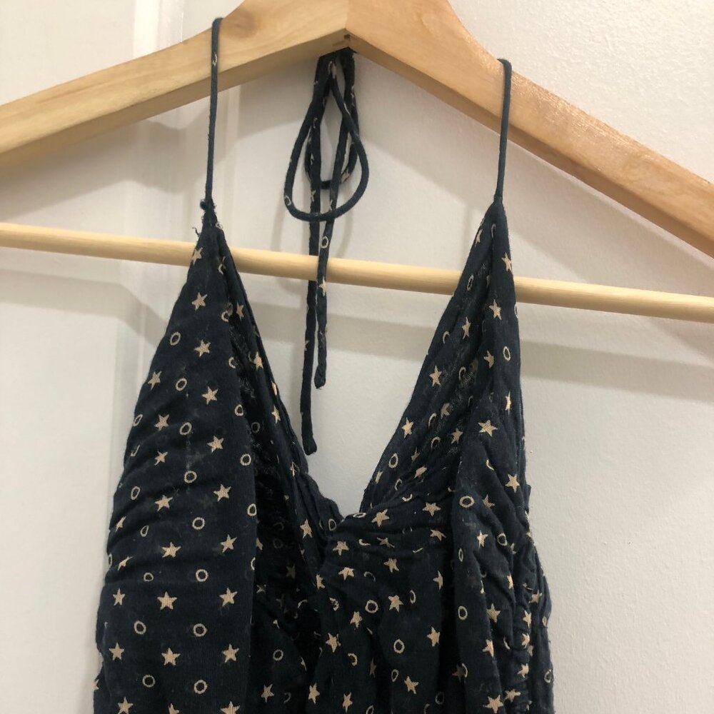 vintage Etoile Isabel Marant cotton star print bandeau jumpsuit, Size 2 S